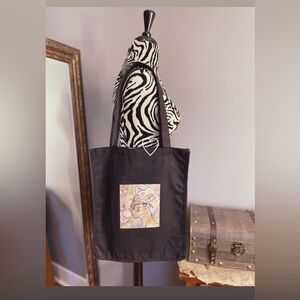 New handcrafted Jumbo Canvas Bubble Gum girl bag 🖤